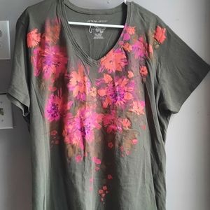 JMS Glitter Women's T-shirt 2X 18W/20W